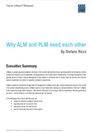 Whitepaper cover: Why ALM and PLM Need Each Other