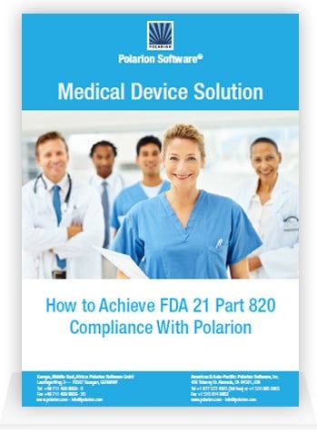 Report Cover: How to Achieve FDA 21 Part 820 Compliance with Polarion