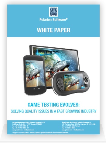 Whitepaper cover: Game Testing Evolves