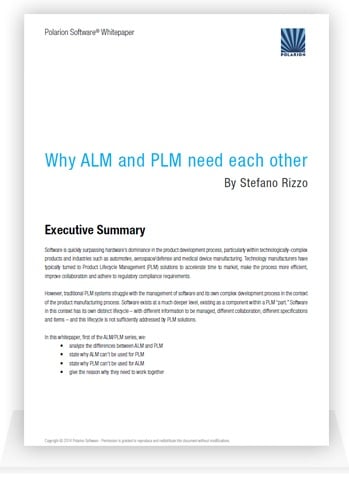 Whitepaper: Why ALM and PLM Need Each Other