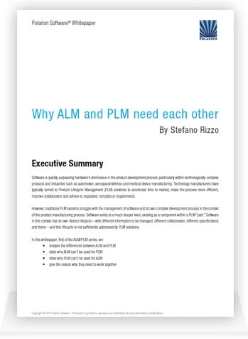 Whitepaper: Why ALM and PLM Need Each Other