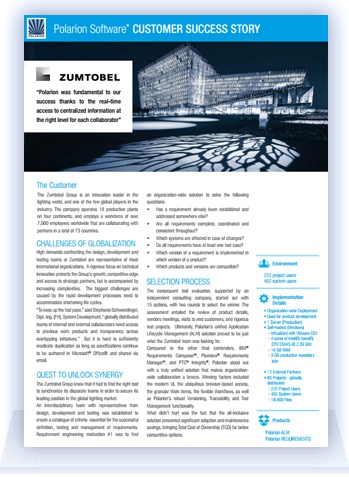 Customer Succes Story: Zumtobel Group